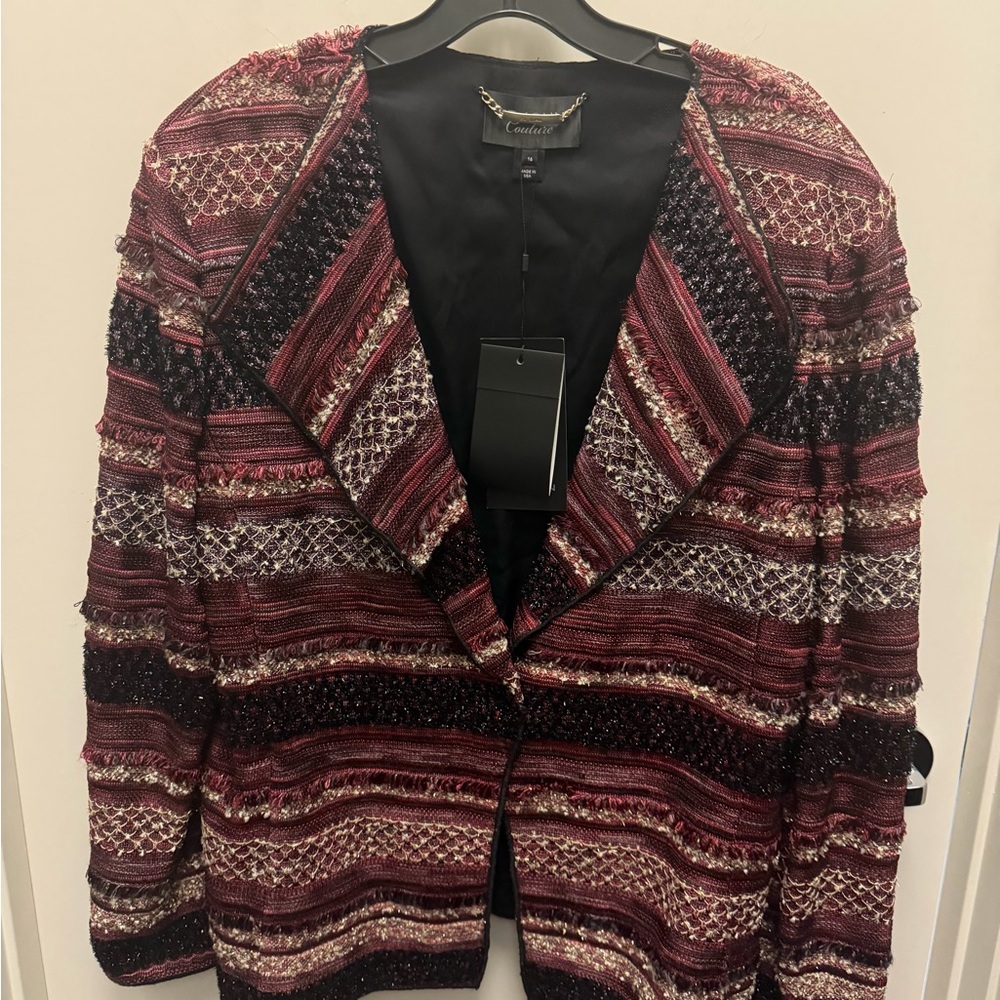 Chic Striped Blazer